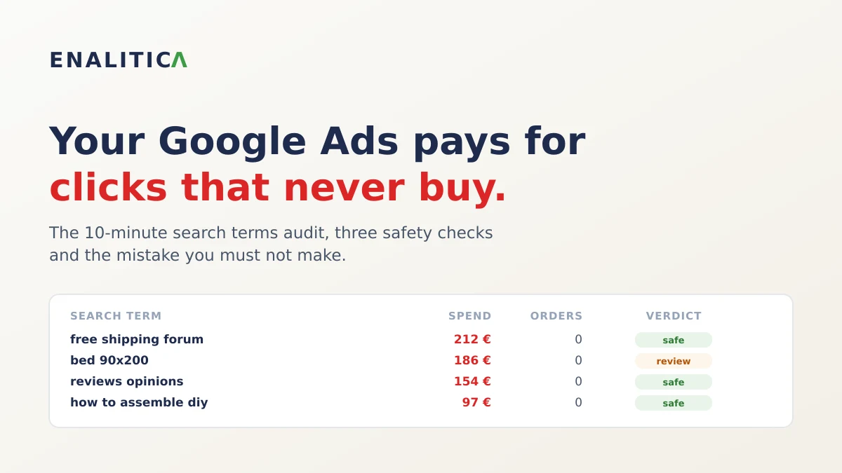 Negative Keywords in Google Ads: Stop Paying for Clicks That Never Buy