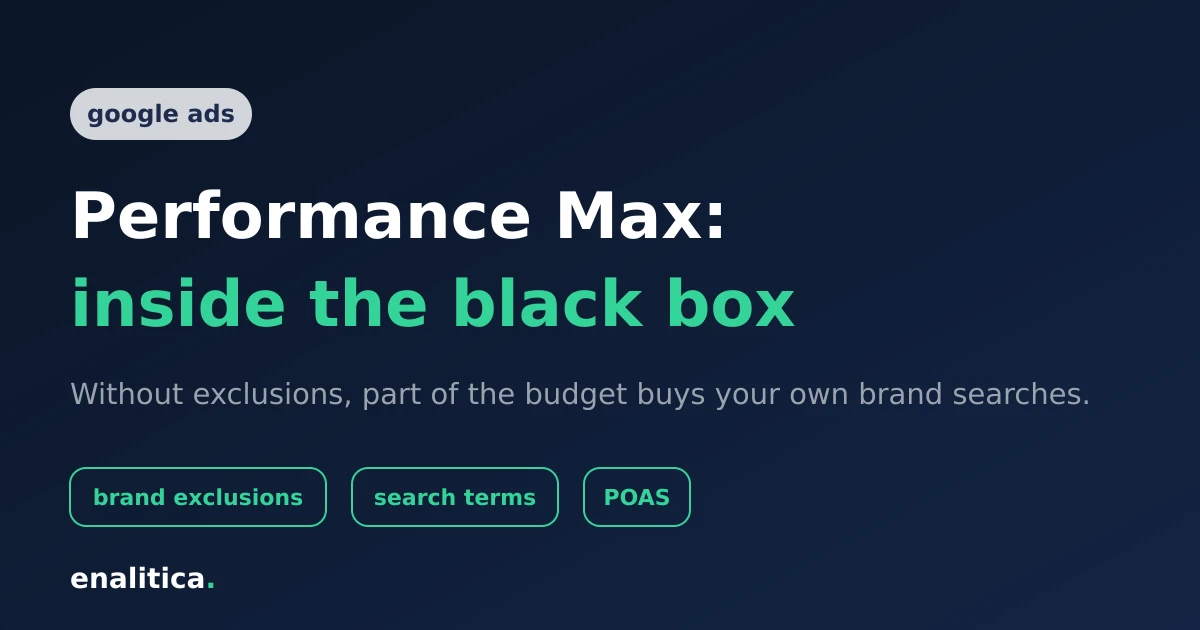 Performance Max Campaigns: Controls and the Brand Leak