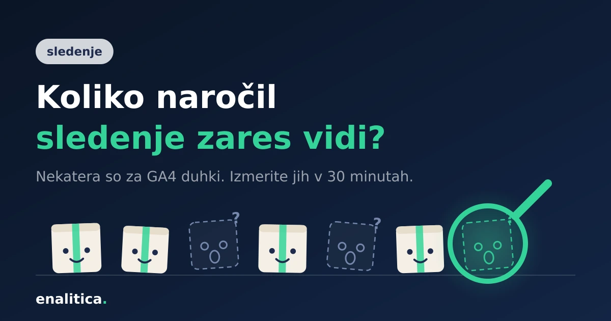 Revizija sledenja konverzij: koliko naročil zares vidite
